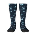 thumbnail image 2 of Picia Women Crew Soft Moisture-wicking Socks Beautiful Butterflies Pattern Design Cotton Socks, One Size fit All, 2 of 9