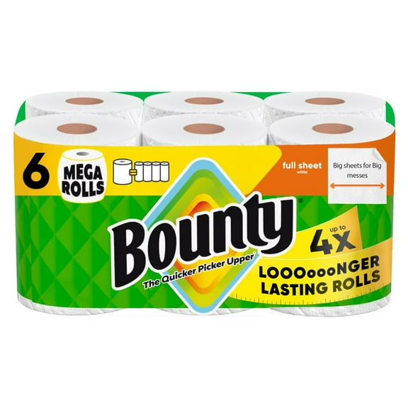 Paper Towels - 6 Mega Rolls