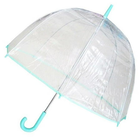 Conch Umbrellas 1265AXGreen Bubble Clear Umbrella, Dome Shape Clear