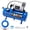 blue, variant on 150 PSI 0.8gal Air Compressor 12V Air Tank Can for Train Horn, Air Horn, Inflating Tires, Air Mattresses (0.8 gal Black Air Compressor)