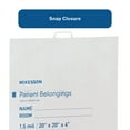 thumbnail image 3 of McKesson Patient Belongings Bag Snap Closure, White - 1.5 mil, 20 in x 20 in x 4 in, 250 Count, 3 of 11