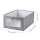 thumbnail image 3 of Contenedor de almacenamiento plegable sin tapa, contenedor para artículos diversos, contenedor no tejido, 3 of 6