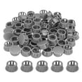 thumbnail image 1 of 100 piezas de tapones de agujero de plástico de nylon, tapones de agujero de tornillo redondo de 3/5" (16mm) para muebles de cocina, gris oscuro, 1 of 7