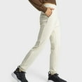 thumbnail image 3 of Elastic Waist Sports Lounge Pants Women Joggers Pants Workout Yoga Sweatpants Swith Pockets Ivory White L Rawiri, 3 of 6