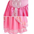thumbnail image 5 of Girls Princess Peach Costume Halloween Cosplay Dress Up Kids Daisy Dresses For Birthday Party, 5 of 6