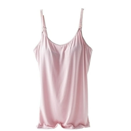 

Spdoo Womens Nursing Tank Tops Built in Bra for Breastfeeding Maternity Camisole Brasieres