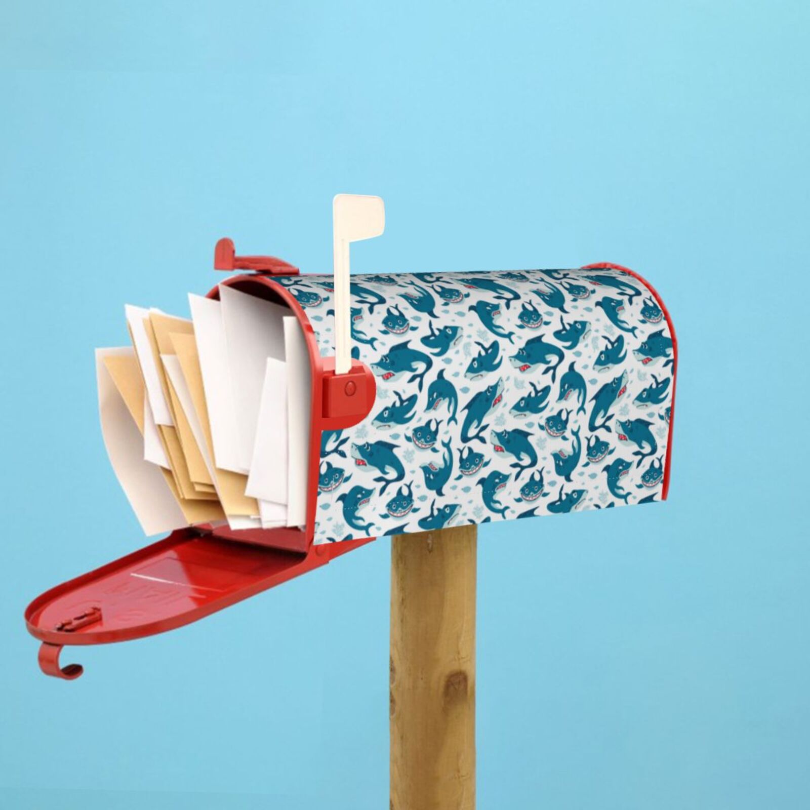 Kdxio Magnetic Mailbox Cover 25.5x21 in Mailbox Cover Outdoor Decoration Holiday Mailbox Covers for Home Garden Yard-25.5x21 in