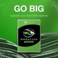 thumbnail image 2 of Seagate Bare Drives BarraCuda Disco duro interno HDD de 1 TB - SATA de 3,5 pulgadas 6 Gb/s 7200 RPM 64 MB de caché para computadora PC de escritorio - Embalaje sin frustraciones ST1000DMZ10/DM010, 2 of 5