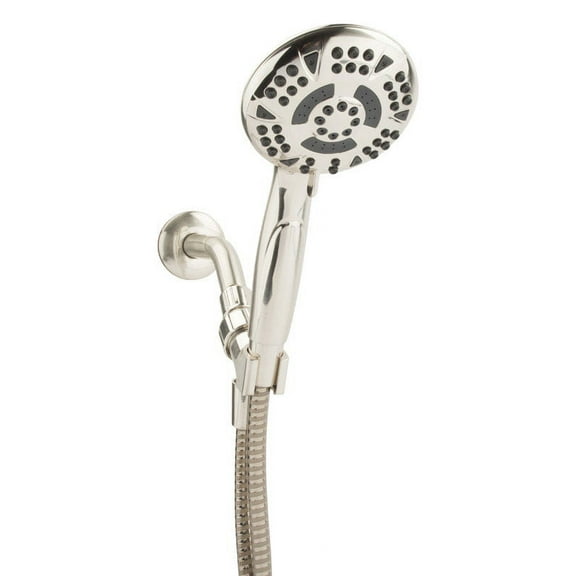 OakBrook 520 A5141BBN-WS Handheld Showerhead Brushed Nickel PVC 5 settings 1.8 gal Brushed Nickel