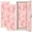 Color 2, variant on Pink 2 Pcs School Locker Magnetic Wallpaper for Girls 12" x 36" Pink White Wavy Line Minimalistic Reusable Removable Locker Accessories Back to School Supplies
