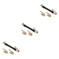 thumbnail image 3 of Maytalsory Automobile Tire Inflator Hose Portable Professional Reusable Self-locking Air Pump Extension Tube with Copper Adapter 10cm 3Set, 3 of 6