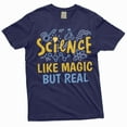 thumbnail image 5 of Funny Science T-shirt Science like magic but real nerd geek gift funny tee shirt school men's tees (3X-Large Grey), 5 of 7