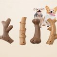 thumbnail image 2 of Dosaele 1pc Pet Teeth Grinding Toy Bone  Made Of Bamboo Fiber  Durable & Chewing-Resistant  Interactive Training Toy For Dogs, 2 of 7
