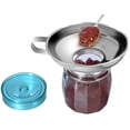thumbnail image 4 of mueisuert Entonnoir en Acier Inoxydable pour Pot Maçon avec Poignée pour Pots à Bouche Réguliers et Larges (Cou-4,5 Cm), 4 of 6