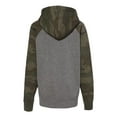thumbnail image 2 of Independent Trading Co. PRM15YSB Youth Special Blend Raglan Hooded Sweatshirt, 2 of 2
