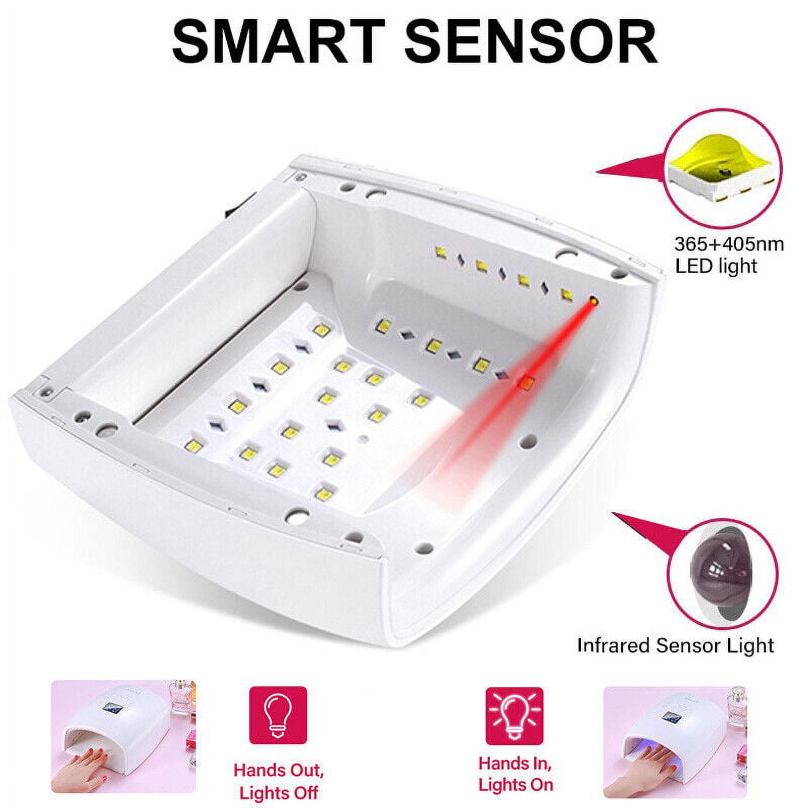 48W Rechargeable Nail Gel Dryer Wireless Led UV Nail Lamp Manicure