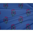 thumbnail image 4 of oneOone Polyester Lycra Medium Blue Fabric Floral Block Sewing Craft Projects Fabric Prints By Yard 56 Inch Wide, 4 of 4