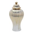 thumbnail image 1 of Modern Ceramic Ginger Jar with Lid Storage Jar Bud Vase Display Home Containers Table Centerpiece Ornament ,, 1 of 7