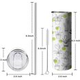 thumbnail image 5 of 20 OZ Skinny Tumbler Coffee Travel Mug with Straw,Thermal with Lids for Hot and Cold Drinks for Work Travel, 5 of 7