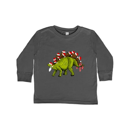 

Inktastic Santa-Stego-Saurus Gift Toddler Boy or Toddler Girl Long Sleeve T-Shirt