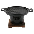 thumbnail image 4 of Small Tabletop Grill, Black Smokeless Home BBQ Grill  for Indoor for One Person, 4 of 7