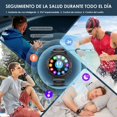 thumbnail image 2 of Sophia Smartwatch para hombre, reloj resistente al agua, robusto, Bluetooth Talk (responder/marcar), reloj deportivo para exteriores, monitorización de oxígeno en sangre/ritmo cardíaco/sueño, 2 of 7