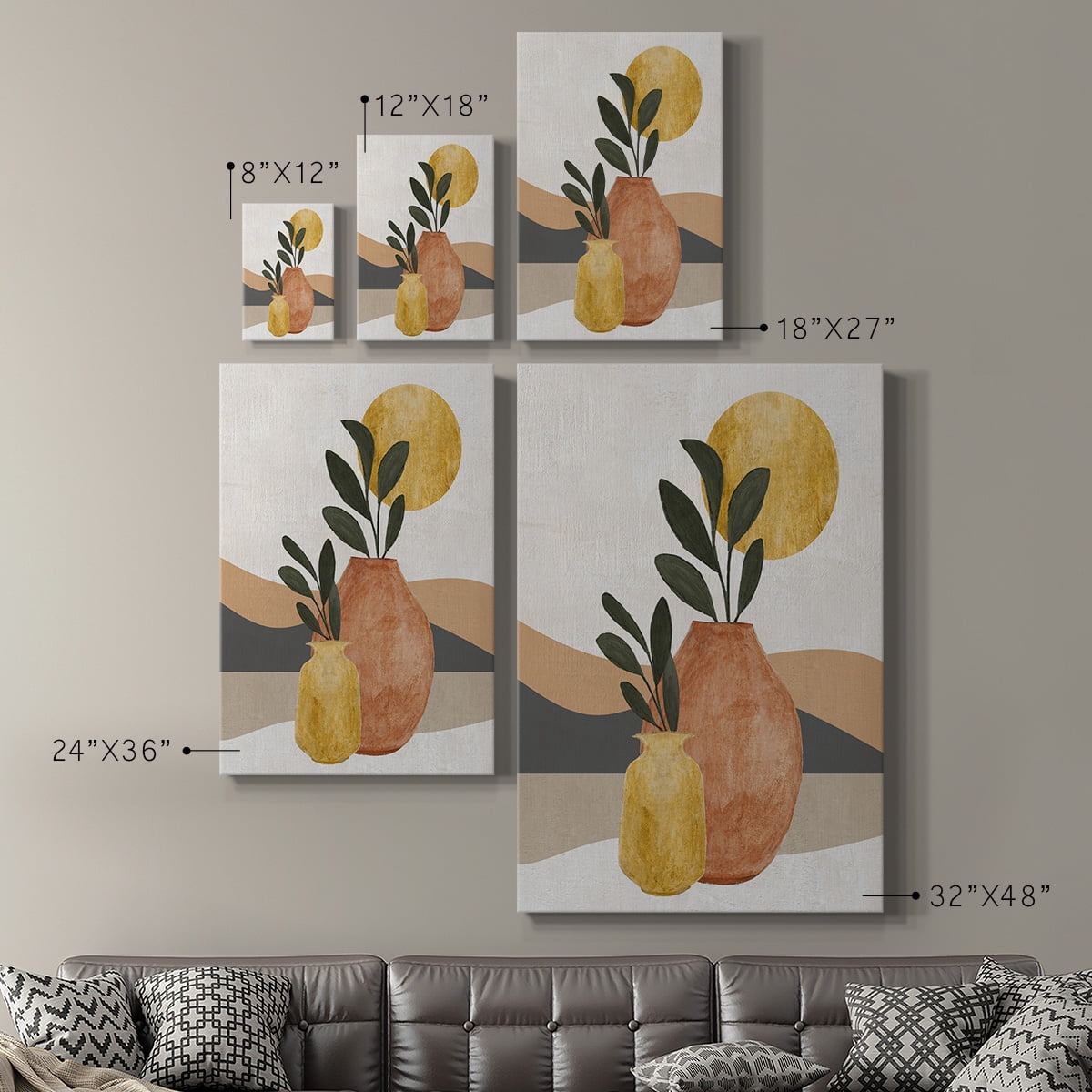 Adobe Moon II Premium Gallery Wrapped Canvas - Ready to Hang