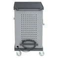 thumbnail image 5 of Oklahoma Sound DCC Series Modern Metal Duet Charging Cart with Storage in Black, 5 of 12