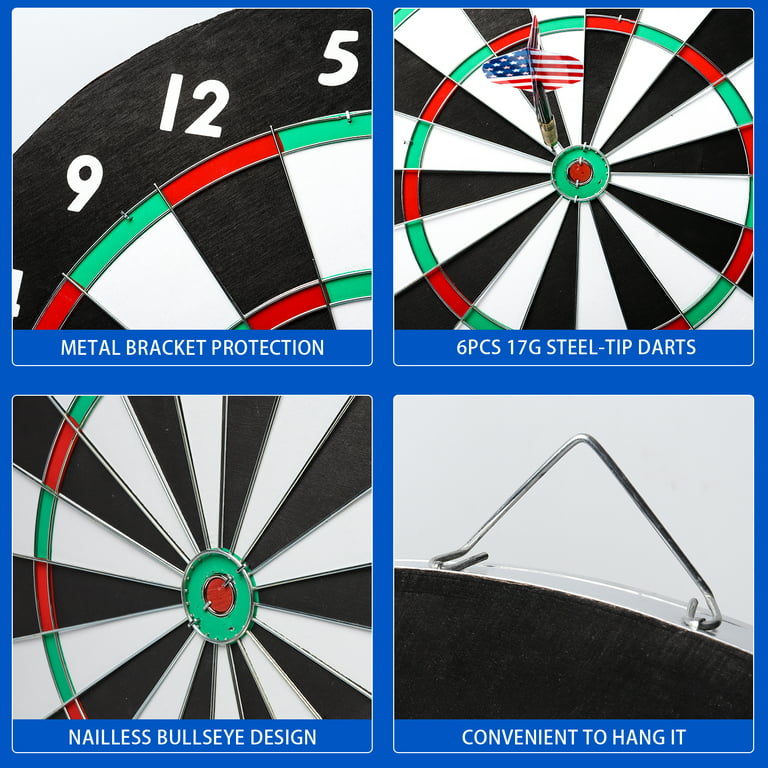 GSE Games & Sports Expert 18-Inch Baseball Dartboard with Darts