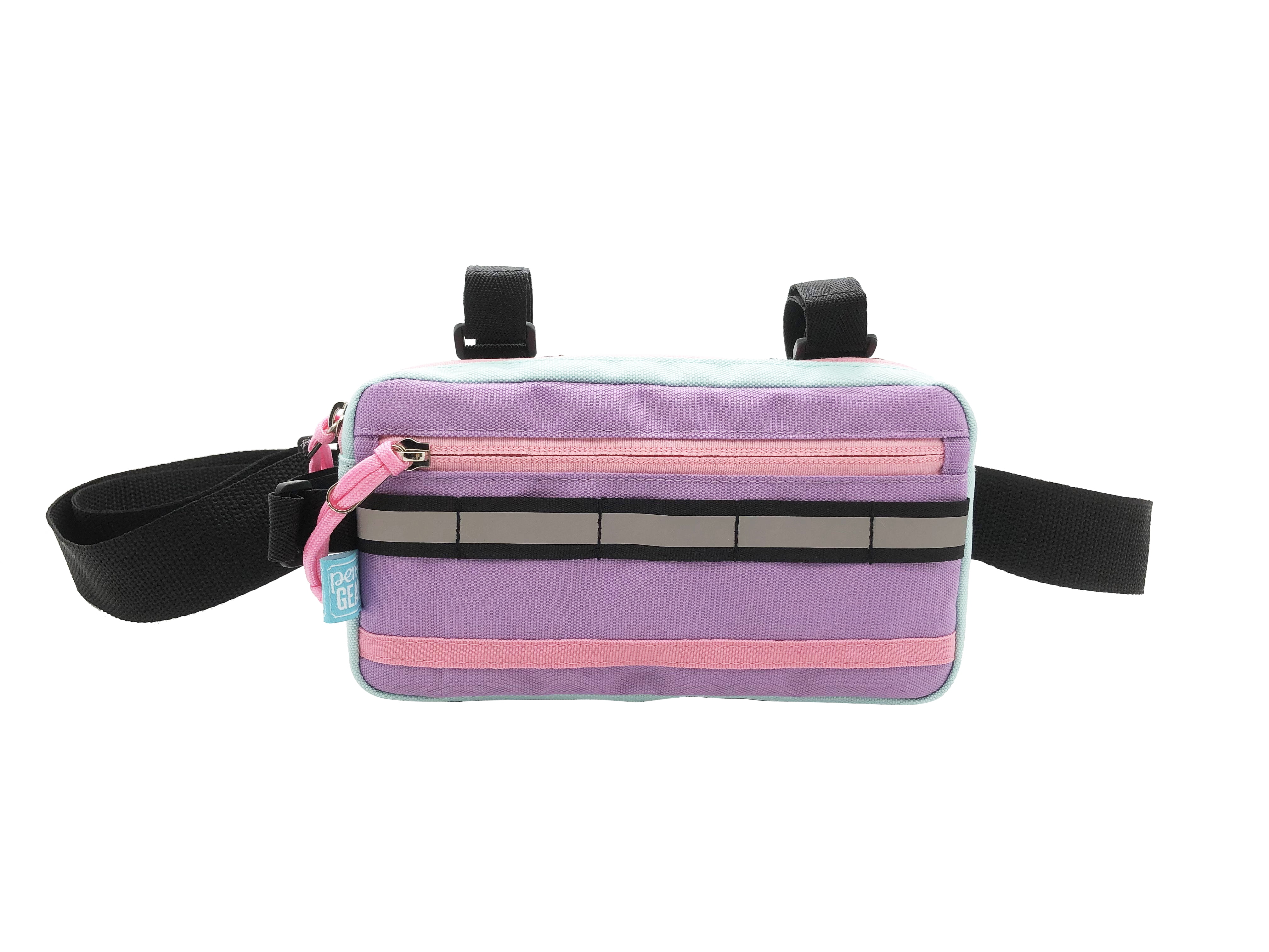 Pen + Gear Bar Bag Pencil Pouch, Purple and Green Color, Multi-Purpose Pouch