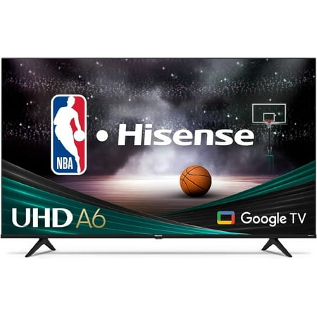 Hisense - 55" Class A6 Series LED 4K UHD HDR Smart Google TV 55A6H4