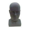 thumbnail image 3 of Male Mannequin Head Mannequin Stand Multipurpose Hair Making Lightweight Smooth Durable Hairpiece Stand Manikin Head for Hat black, 3 of 8