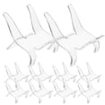 thumbnail image 1 of Miangastore 10 Pcs Chevalets en Acrylique Transparent pour Roches et Géodes, 1 of 8