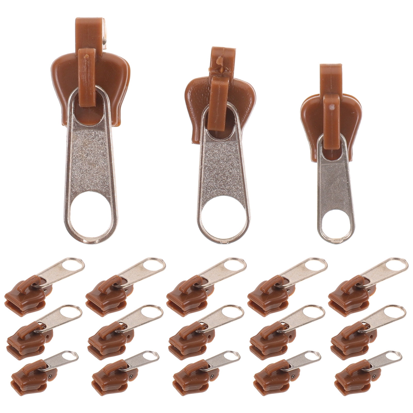18pcs Zipper Slider Replacement Kit Zipper Repair Kit for Jackets
