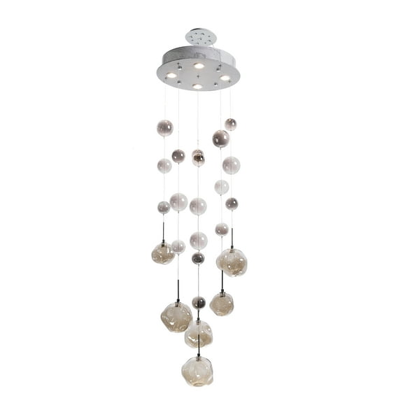 Dale Tiffany Polished Chrome Sylas Hanging Fixture