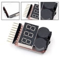 thumbnail image 2 of 1Pc 1-8S Battery Voltage Tester/Low Voltage Buzzer Alarm for Lipo/Li-Ion 1Pc, 2 of 5