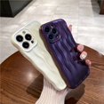 thumbnail image 3 of Funda Trasera Plisada Con Estilo Plisado Para iPhone 11 12 13 14 Pro max 14plus A Prueba De Golpes, 3 of 4