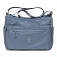 thumbnail image 1 of KAUKKO bolso cruzado para mujer, bolso de hombro ligero, bolso cruzado de nailon con múltiples bolsillos, bolso de viaje para mujer KAUKKO 1517-GRIS, 1 of 5