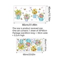 thumbnail image 4 of Spring Flowers Window Clings Floral in Jars Butterflies Glass Sticker Decal Anti Collision Double-Side Static Window Decals for Home, 4 of 7