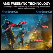 Gawfolk 24.5 200Hz Gaming Monitor FHD | Frameless | Built-in speaker| 100% sRGB | Eye Care | VESA