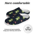 thumbnail image 6 of Picia Dinosaur Astronaut for Women's Lamb-hug Comfy Fleece House Slippers Memory Foam, Slip-on House Shoes Indoor Outdoor-44/45, 6 of 7
