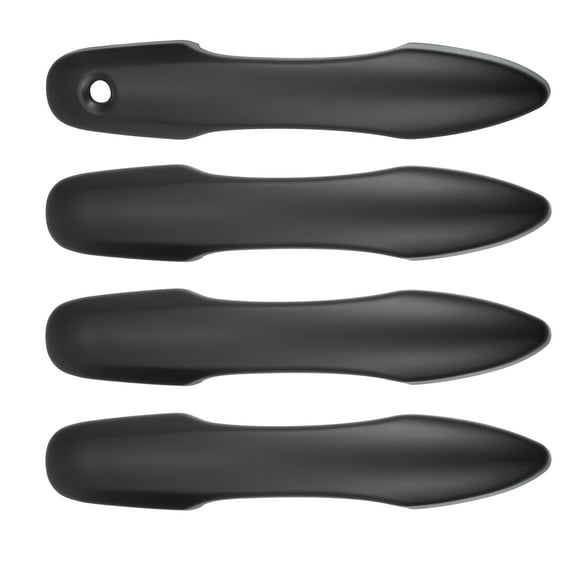 Unique Bargains 1 Set Automotive Door Handle Cover Trim for Toyota Camry 2018-2023 without Smart Key Holes Matte Black