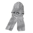 thumbnail image 2 of BAETEUY Women's Winter Hat with Integrated Scarf, Thick Knitted, Windproof, High Elasticity, Full Protection for Outdoor Travel and Cold Weather Cycling, 2 of 8