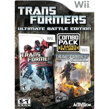 Wii - Transformers Cybertron Adventures & Dark of the Moon Stealth Force Edition (Action Game) (2 (Best Wii Board Games)