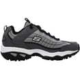 thumbnail image 6 of Skechers Energy Afterburn Lace-Up Sneakers, Mens Athletic Shoes with Leather and Mesh Upper, 6 of 8