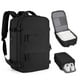 thumbnail image 1 of Mochila de viaje Coofay, grande, impermeable para mujeres y hombres, color negro, 1 of 7