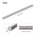 thumbnail image 3 of Uxcell M8 x 150mm 304 Stainless Steel Fully Threaded Rod Right Hand Threads 2 Pack, 3 of 4