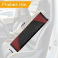 thumbnail image 2 of 2PCS Car Seat Belt Cover, Carbon Fiber Seatbelt Shoulder Protection, Soft Car Seat Belt Strap Cushion Protect Your Neck and Shoulder, Car Accessories Seat Belt Pad for Car Truck (Red), 2 of 6