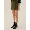 thumbnail image 4 of Mini Skirt with Button Detail, 4 of 6