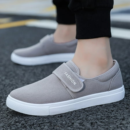 

Cathalem Shoe for Men Casual Canvas For Men Low Top Walking Shoes Fashion Casual Shoes Shoes Grey 8.5